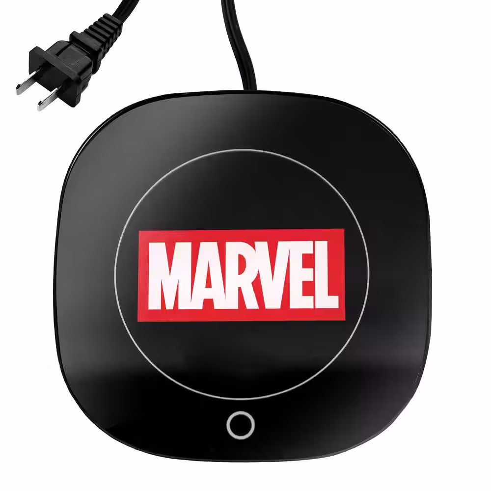 Uncanny Brands Marvel's Single-Cup Deadpool Red Coffee Mug with Warmer for Your Drip Coffee Maker