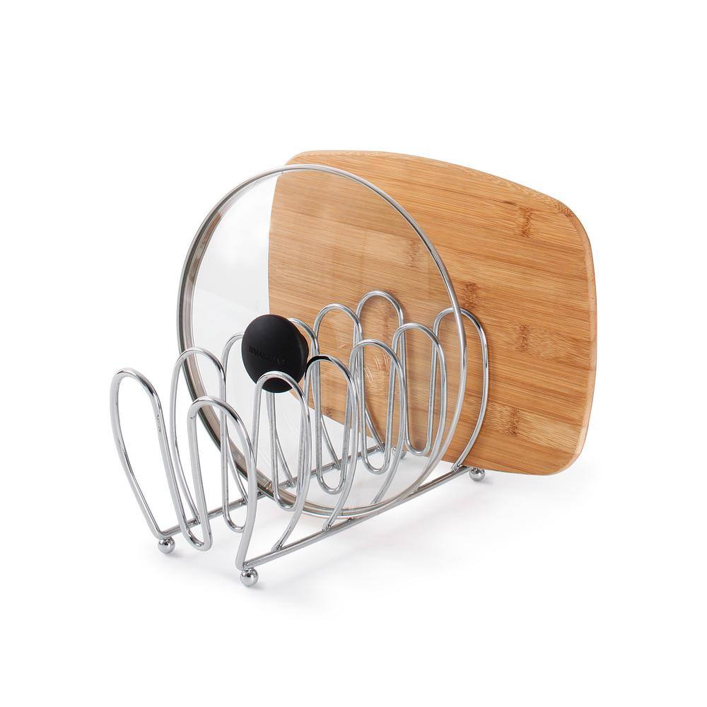 Spectrum Bloom Steel 5.5 in. x 5.25 in. x 13 in. Kitchen Organizer in Chrome